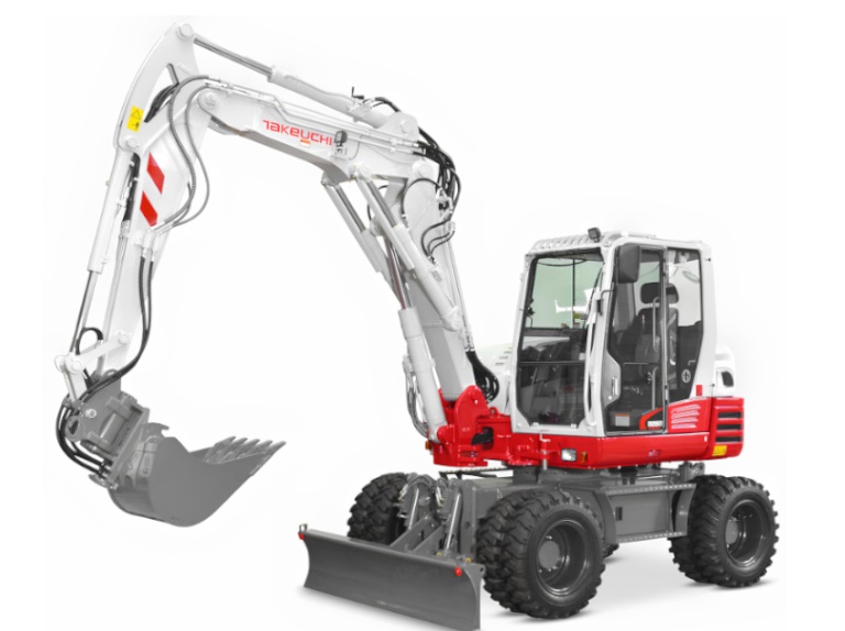 stavebné stroje zariadenia kolesové pásové rýpadlá rýpadlo-nakladače Poľsko